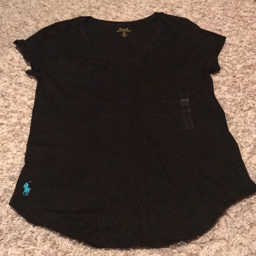 NWT Polo Ralph Lauren v-neck tee size small - Picture 4 of 4